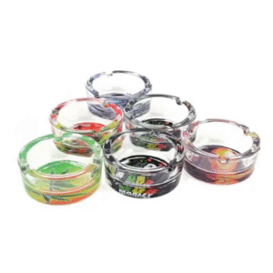 ashtray glass 6/pc