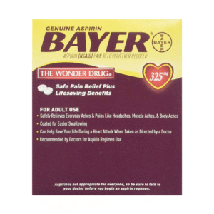 bayer aspirin 25/ct