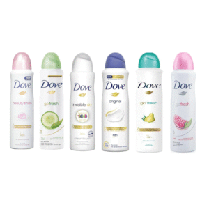 dove body spray 150ml 6/pc