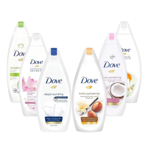 dove body wash 400ml 13.50 oz 6/pc