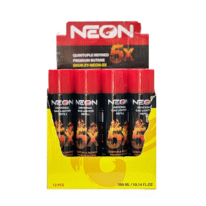 neon butane 5x 300ml 12/pc
