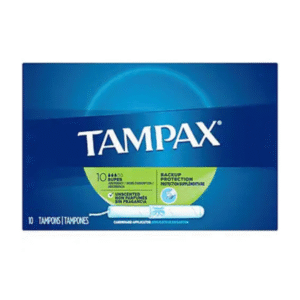 tampax super 10s 12/pc