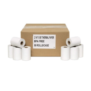 thermal paper roll 1/4x85 50/rolls
