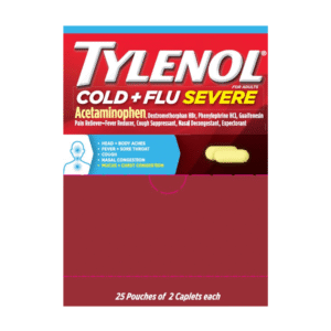 tylenol could and flu 25/pc