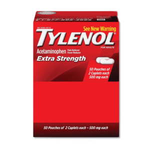 tylenol extra strength 50/pc