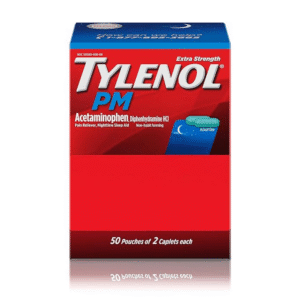 tylenol pm extra strength 50/pc